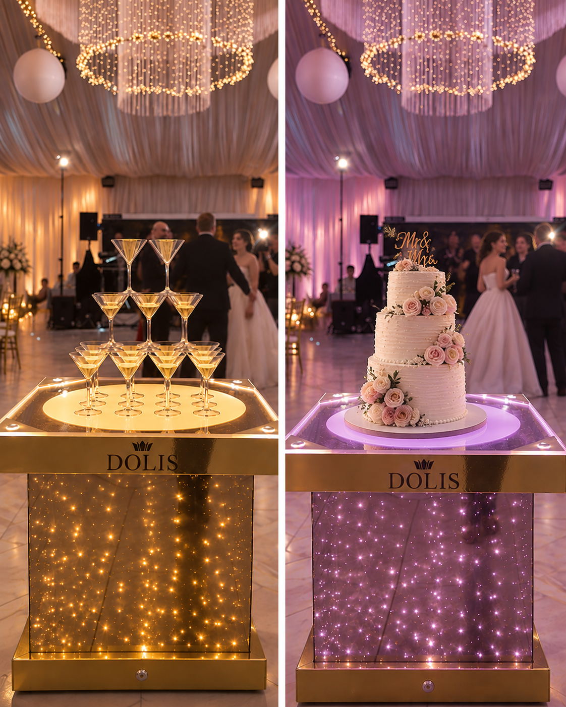 Dolis Wedding Champagne piramida Dolis Wedding Champagne piramida